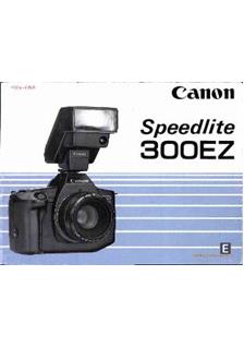 Canon 300 EZ manual. Camera Instructions.